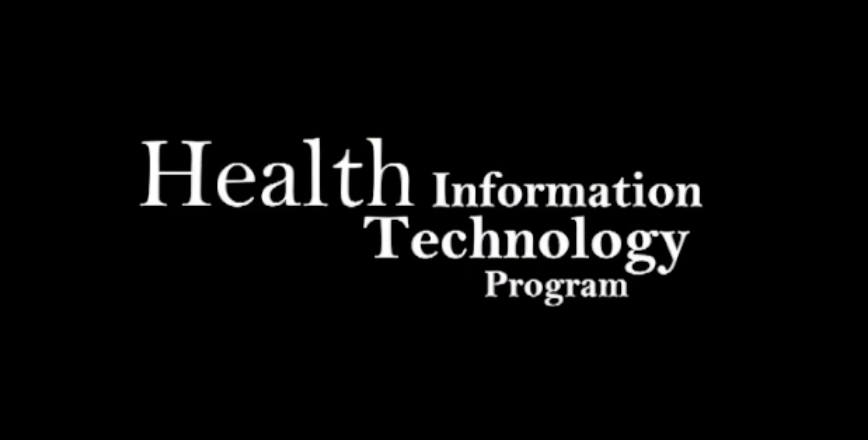 Health Information Technology Program