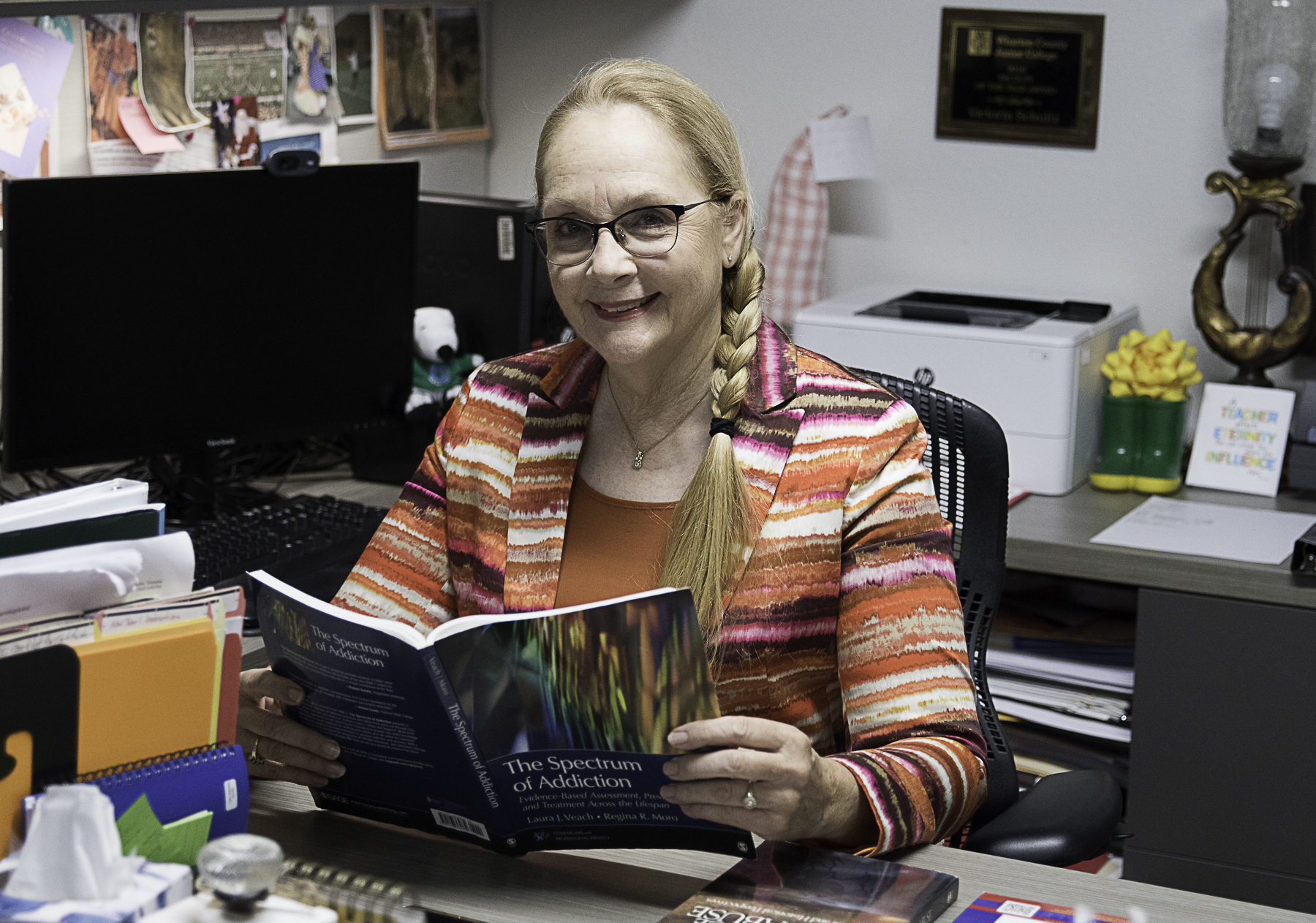 Wharton County Junior College's Human Services Program will begin offering a new Chemical Dependency Counselor certificate this fall. Pictured is Program Director Victoria Schultz.