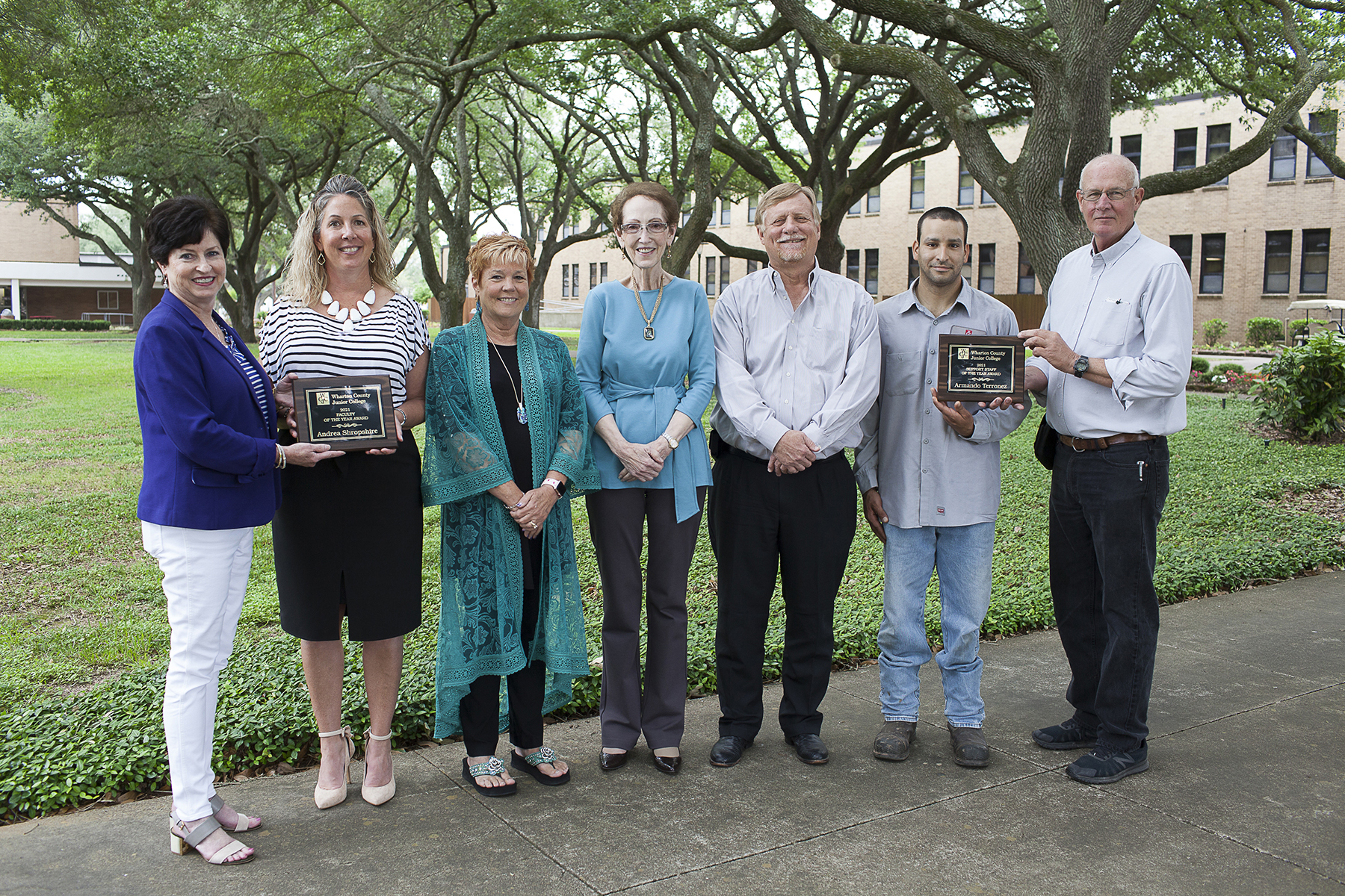 EMPLOYEE RECOGNITION - Awards issued to Faculty of the Year and Support Staff of the Year
