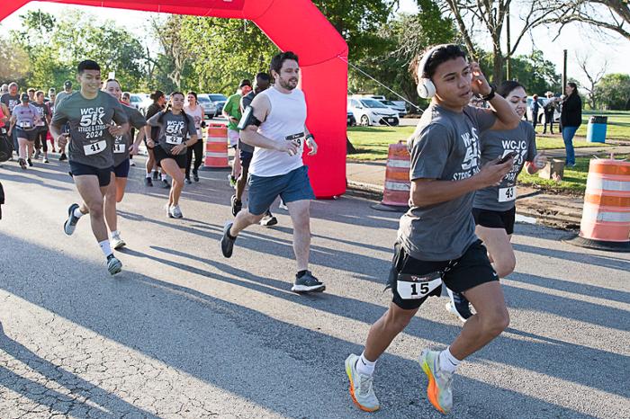 The Wharton County Junior College Senior Citizens Program will host a 5K run on Dec. 7 in Wharton to raise funds for the program. Pictured are competitors from last year's event.  