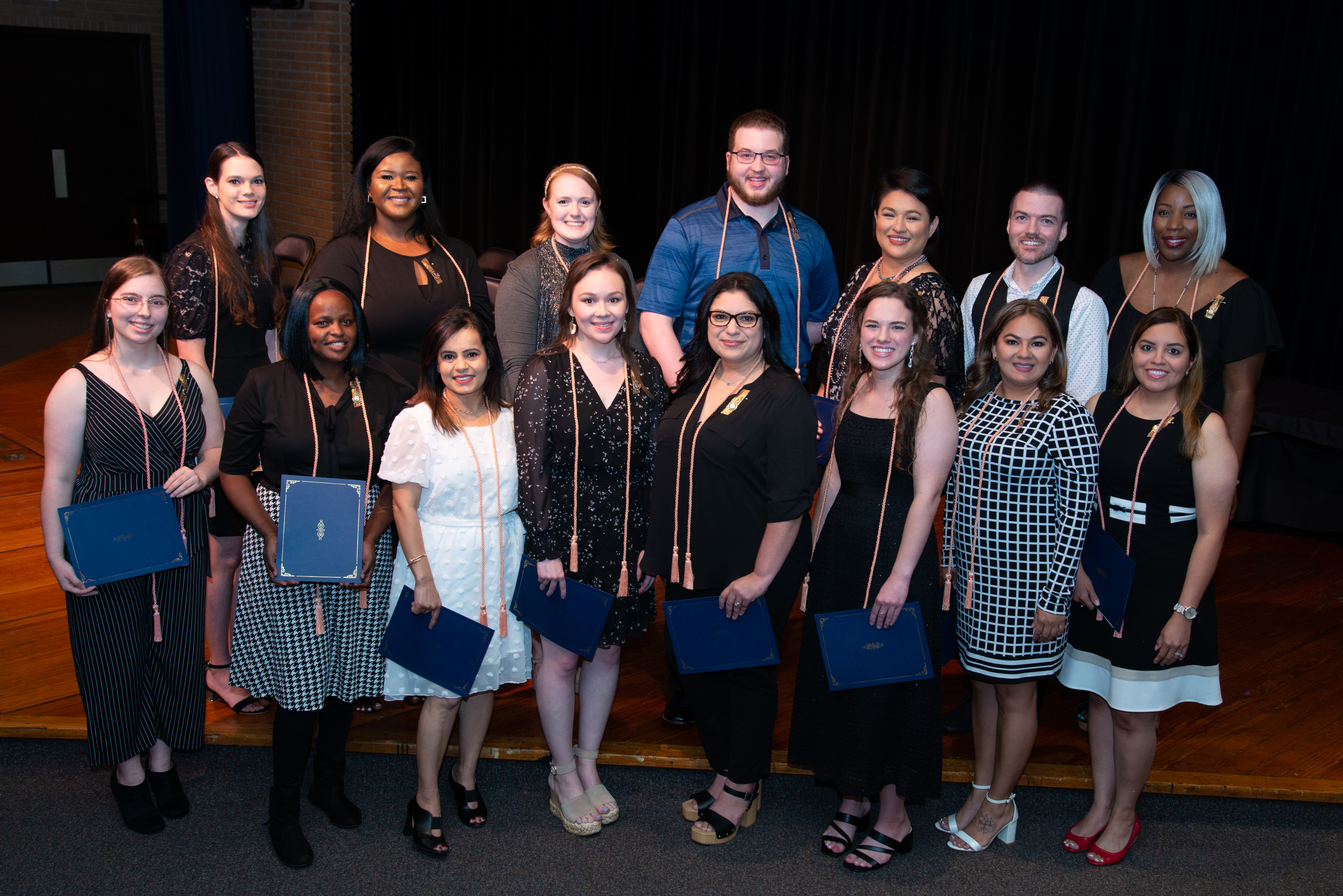 WITH HONORS - WCJC nursing students inducted into honor society