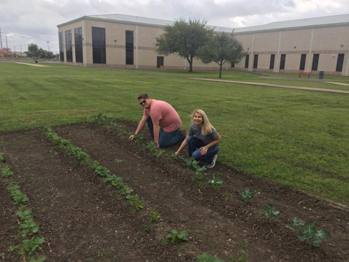 PTK CREATES GARDEN AS HONORS IN ACTION PROJECT
